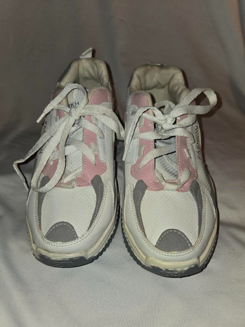 Fashion Sport Women’s Sneakers Sz 8 M White Pink Shoes